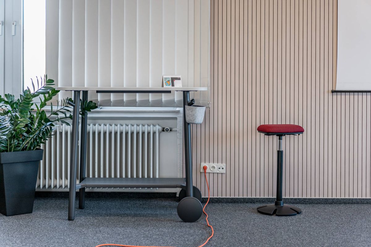 Flexibler Arbeitsplatz / Besprechungsmöglichkeit