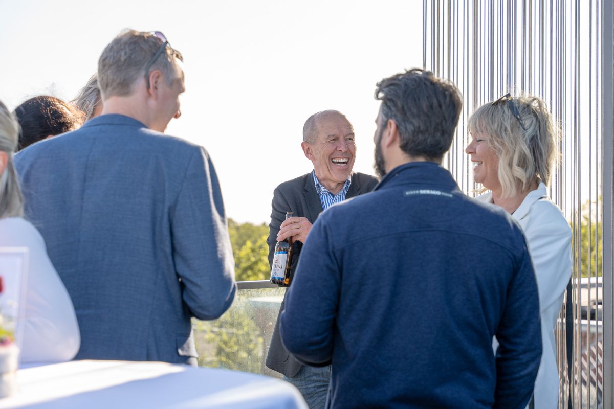 Networking in der Skylounge in Bocholt