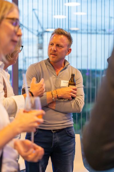 Networking in der Skylounge in Bocholt
