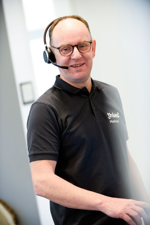 Person auf Bild