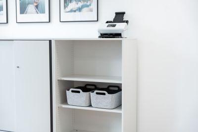 Reduzierte Stauraumlösung nach tatsächlichem Bedarf