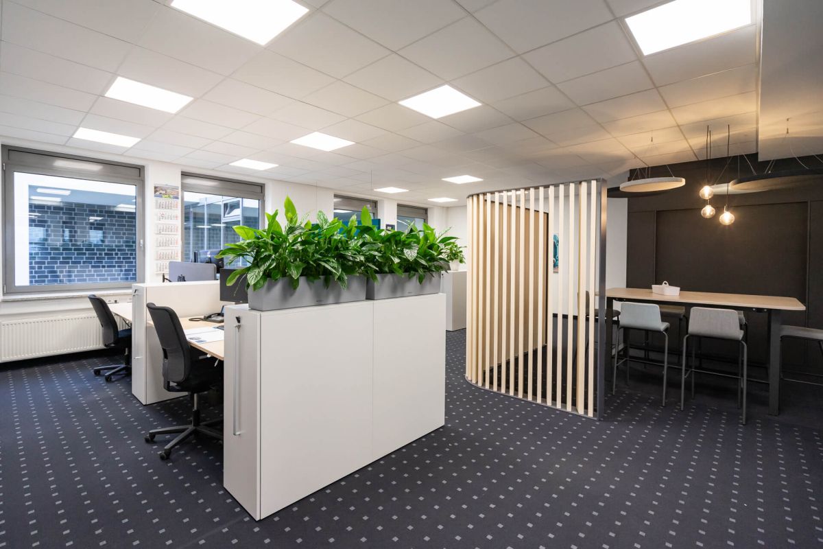 Apothekerschränke bieten nicht nur platzsparenden Stauraum sondern dienen auch für mehr Privatsphäre am Arbeitsplatz