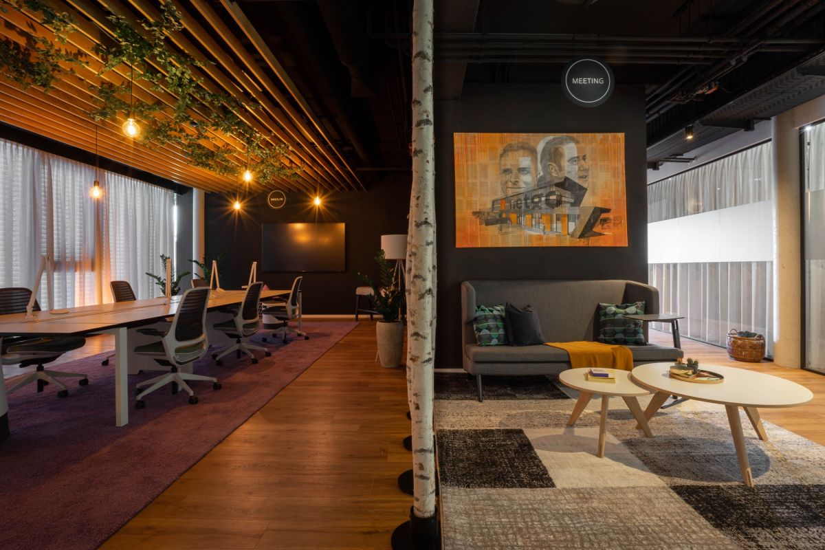 Moderne Arbeitswelt mit Wohlfühlcharakter